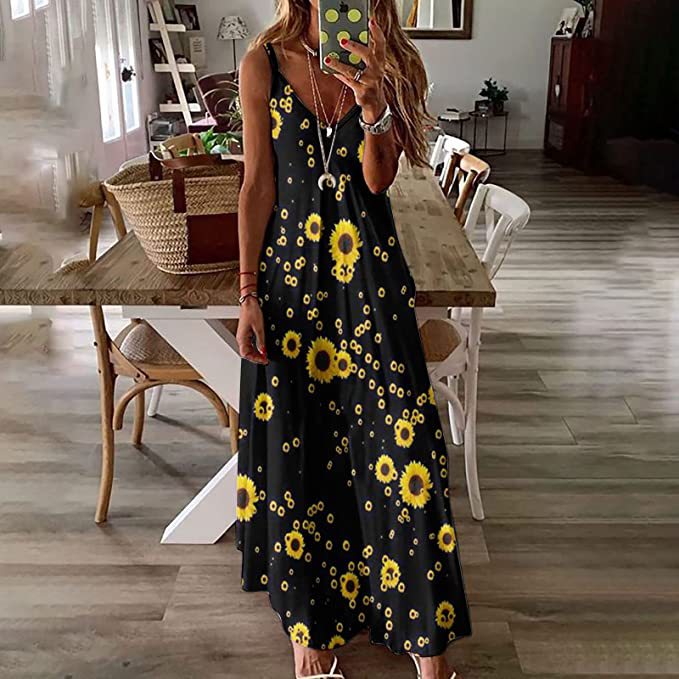 Lune London leopard pattern maxi dress for women