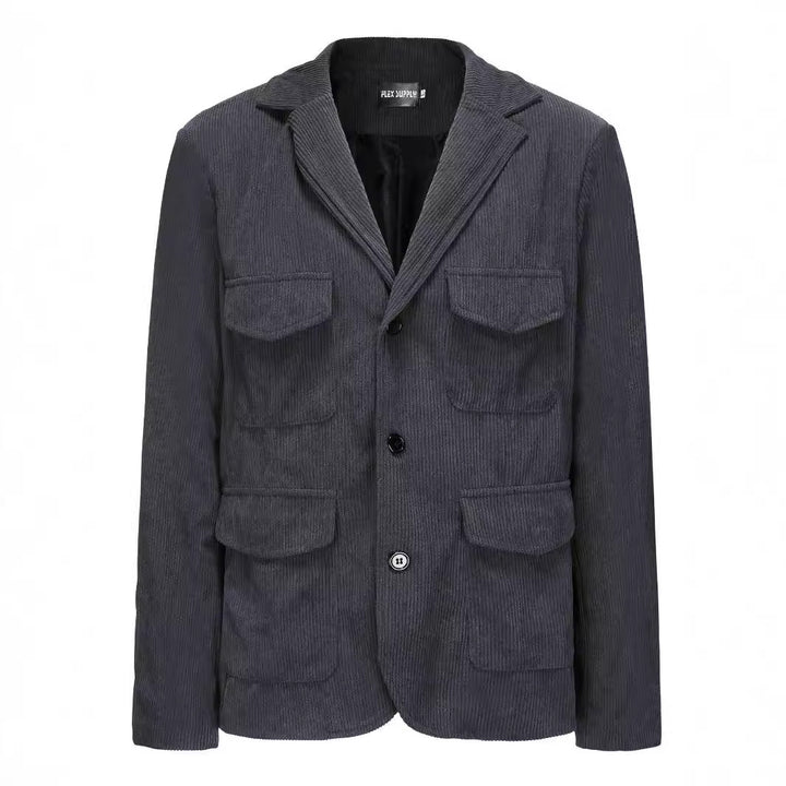 Cord blazer for women with functional pockets Lune London