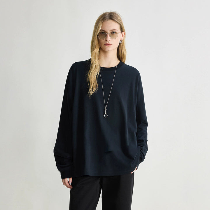 Chemise à manches longues pour femmes au design minimaliste Chic & Stil