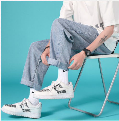 Wide denim pants for women with a high waist and relaxed fit Lune London