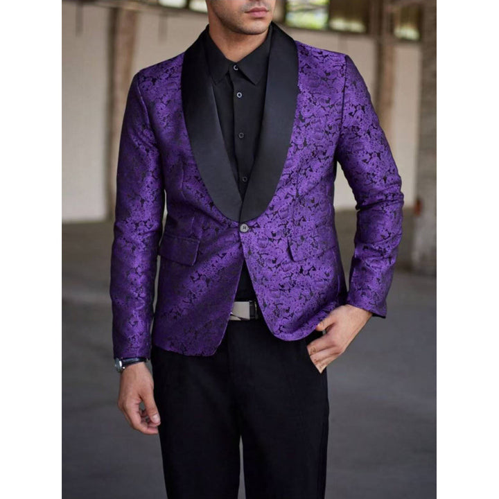 Luxury jacquard blazer for men Lune London