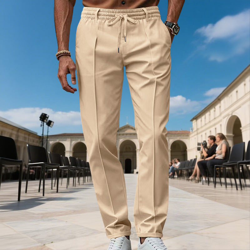 Lune London Elegant leisure pants for men with elastic waistband