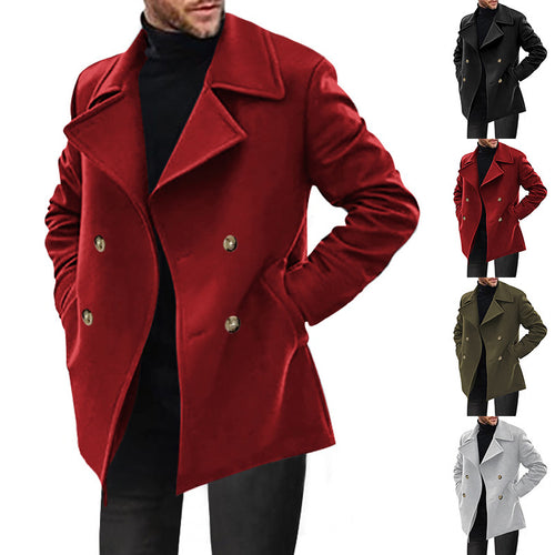 Men's Luxury Wool Double-Breasted Jacket Lune London