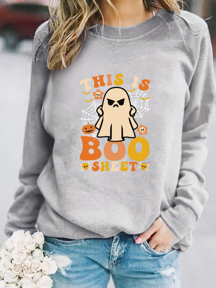 Sweatshirt pour femmes avec impression esprit automnal et coupe décontractée Chic & Stil