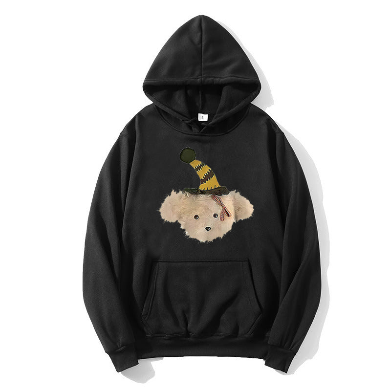 Women's hoodie with playful dog motif Chic & Stil