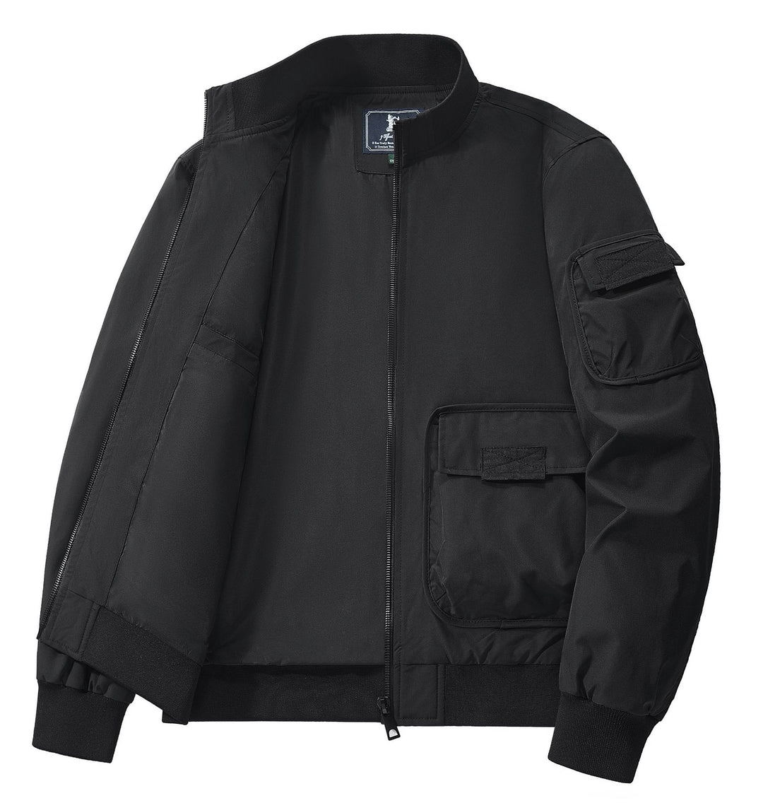 Trendy bomber jacket for men with functional pockets Lune London