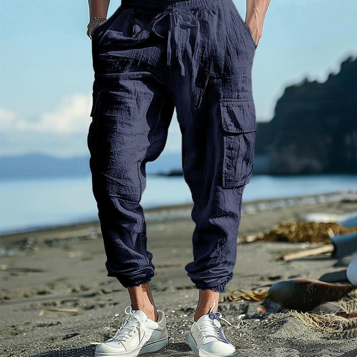 Men's cargo joggers with practical pockets Lune London