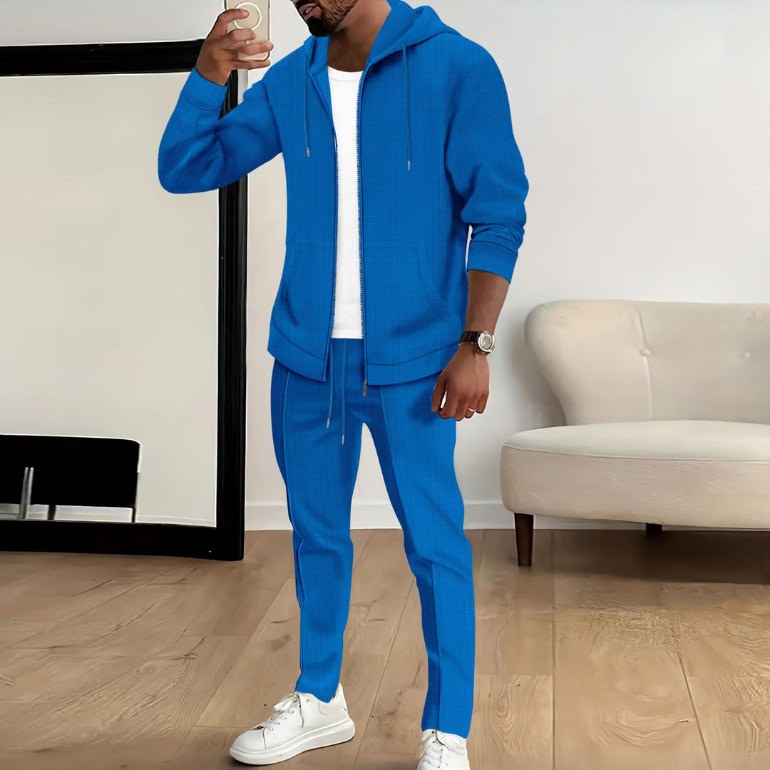 Men's sports set with zipper and hood Lune London