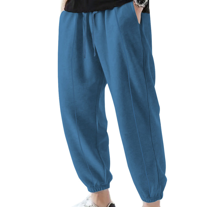 Men's jogger pants in breathable material with adjustable waist Lune London