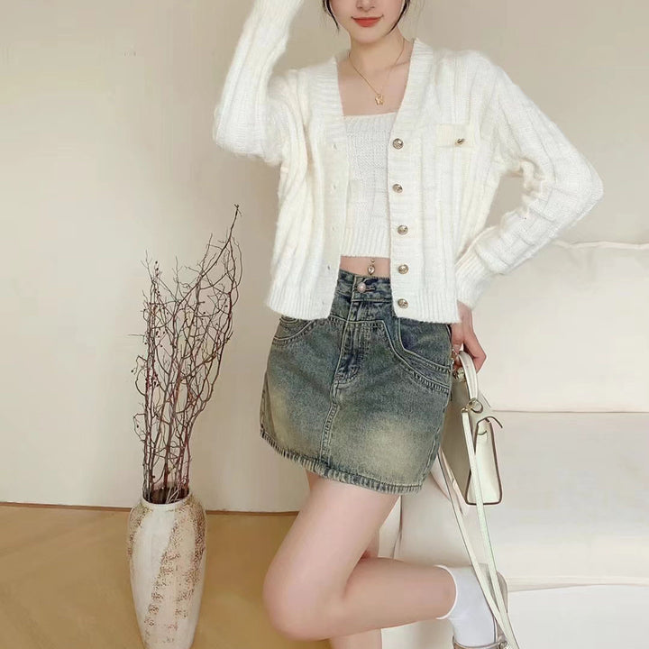 Ladies fashionable knitted jacket Lune London
