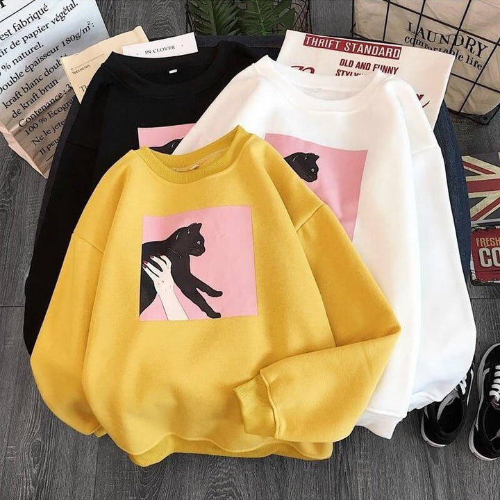 Women's casual sweatshirt with creative animal design Chic & Stil