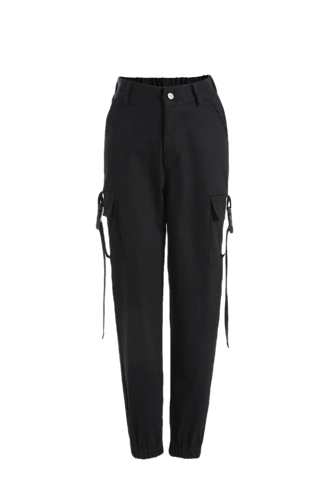 Women's cargo pants with elastic waistband and practical side pockets Lune London