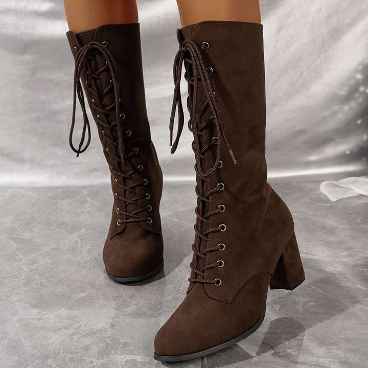 Lune London | Velvet Ankle Boots for Women