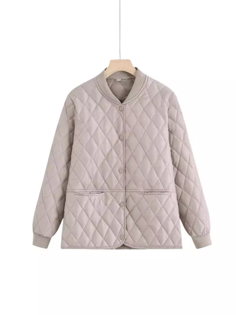 Quilted transition jacket for women with practical pockets and modern cut Lune London