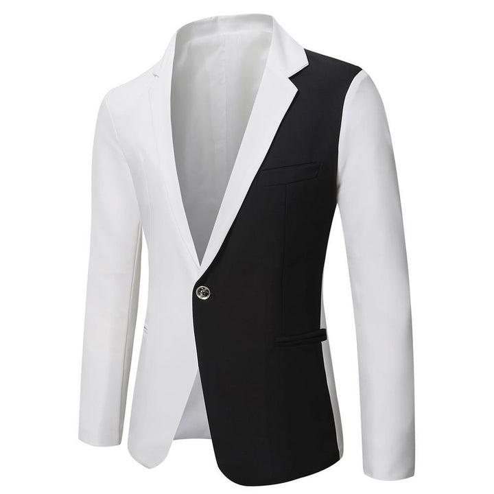 Chic blazer and trendy double-breasted style for men