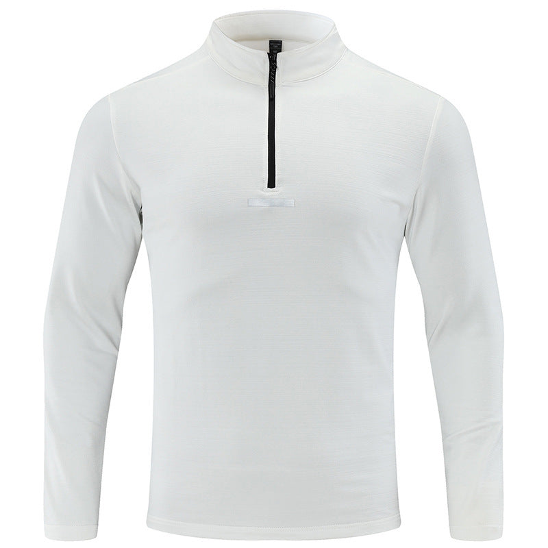Functional pullover for women with high collar and half-zip Lune London