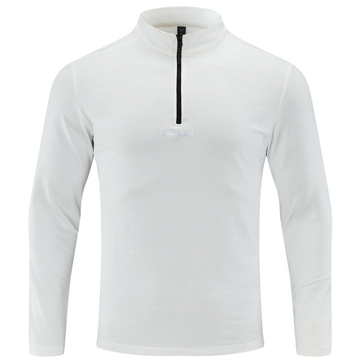 Functional pullover for women with high collar and half-zip Lune London