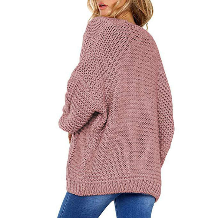 Chunky knit jacket for women with a relaxed fit and voluminous sleeves Lune London