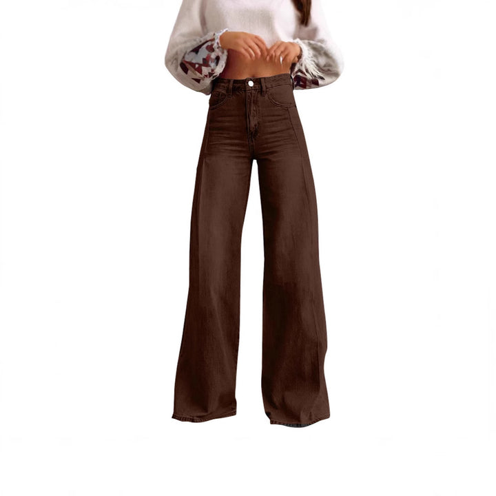 Women Loose High-Waist Jeans in Urban Style Lune London