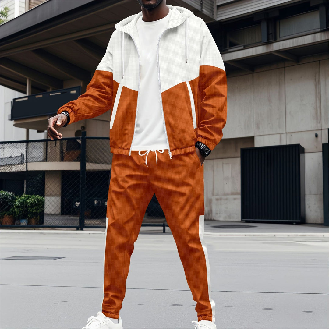 Men's sports suit with a modern color-block design and breathable materials Lune London
