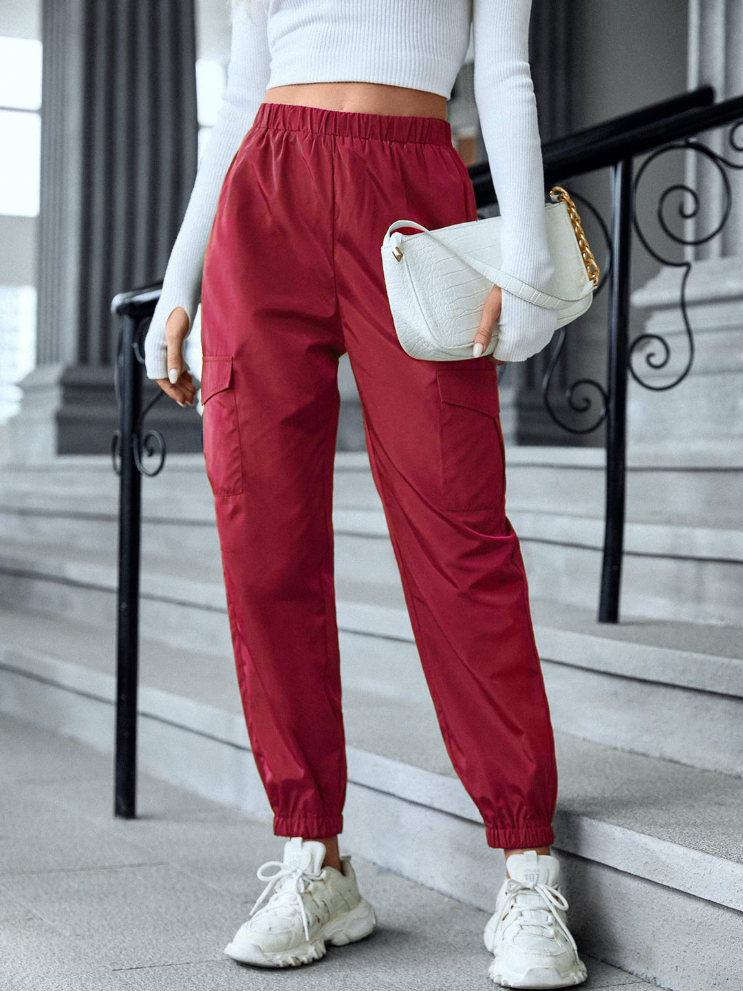 Lune London women's leisure cargo pants