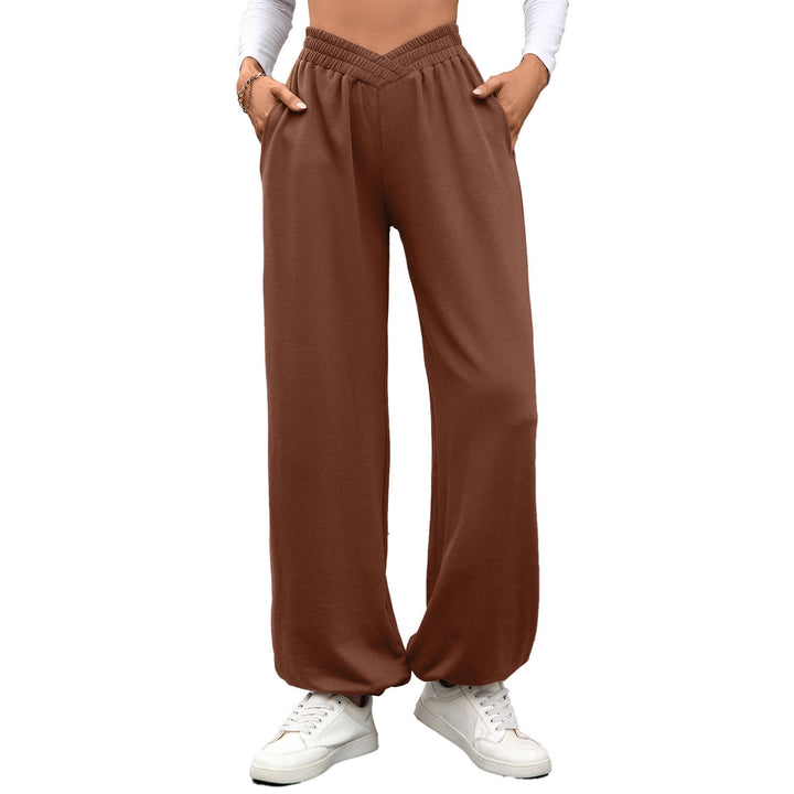 Comfortable Palazzo pants for women with elastic waist and side pockets Lune London