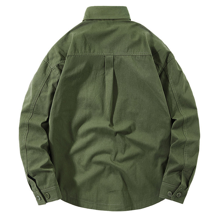 Casual utility jacket for men with practical pockets and classic collar Chic and Style