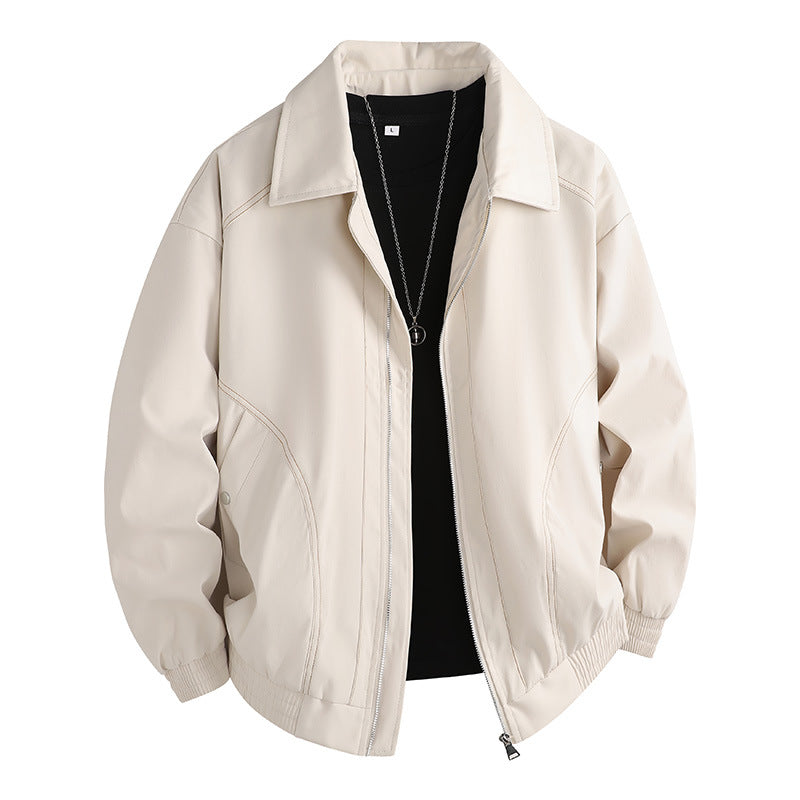 Leisure jacket for men with modern cut and elastic cuffs Lune London