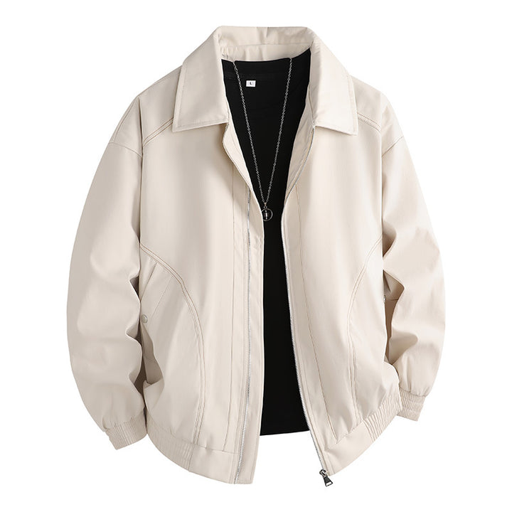 Leisure jacket for men with modern cut and elastic cuffs Lune London