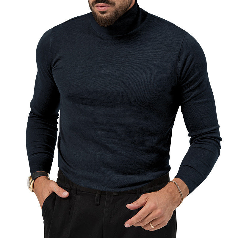 Men's turtleneck sweater with a fine knitted structure and a relaxed fit Lune London