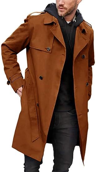 Men's Trench Coat with Classic Style Lune London