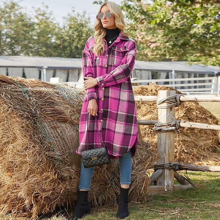 Checkered overshirt jacket for women Lune London