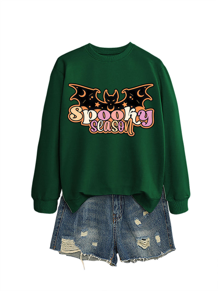 Sweatshirt pour femmes avec design créatif d'Halloween Chic & Stil