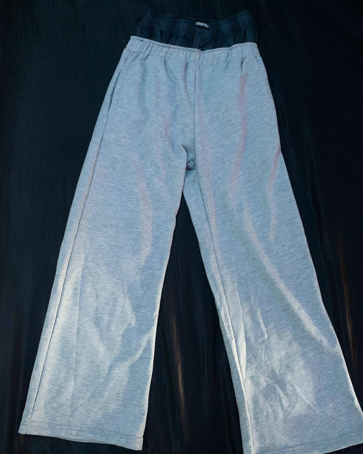 Pantalons de jogging larges pour femmes avec taille élastique et coton de haute qualité Chic & Stil