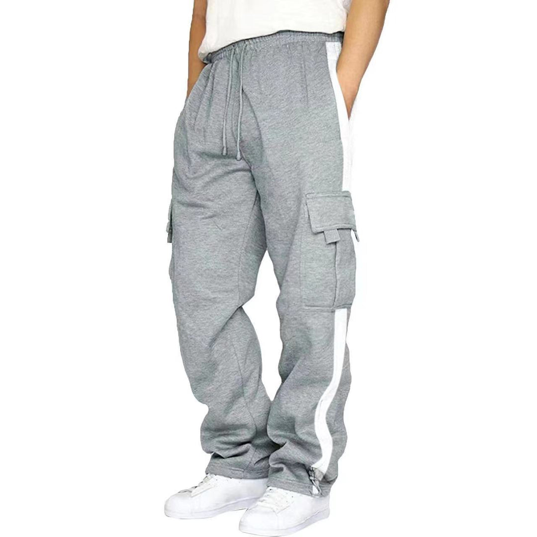 Men's cargo pants with practical side pockets and elastic waist Lune London
