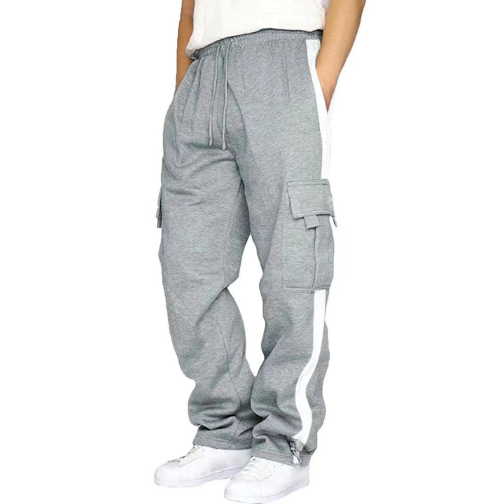 Men's cargo pants with practical side pockets and elastic waist Lune London