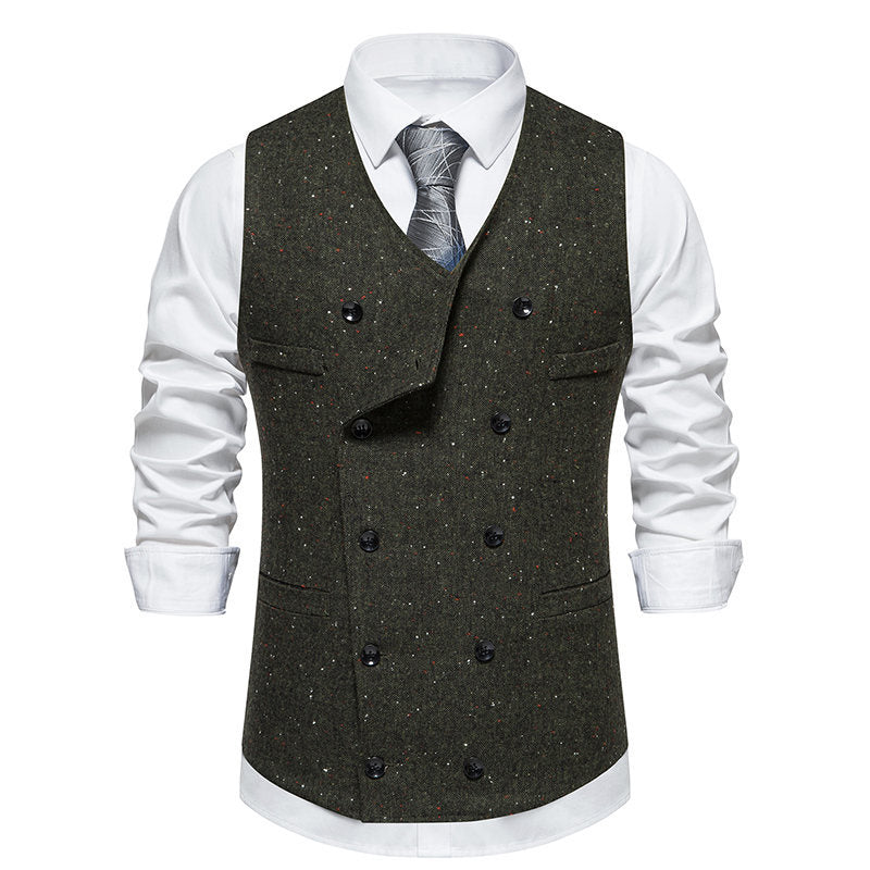 Elegant suit vest for men with double button design and practical pockets Lune London