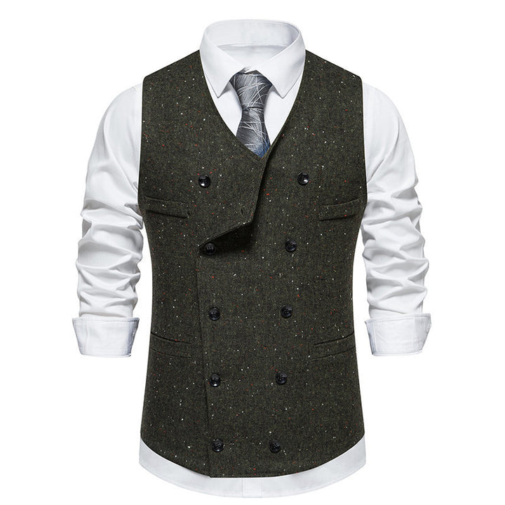 Elegant suit vest for men with double button design and practical pockets Lune London