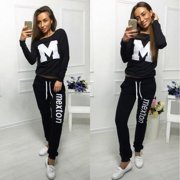 Ensemble de loisirs sportif pour femmes avec impression créative Chic & Stil