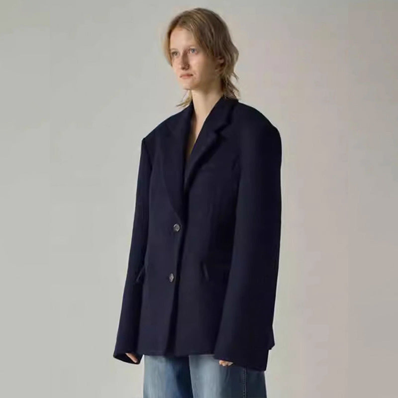 Blazer surdimensionné élégant pour femmes avec veste intérieure sophistiquée Chic & Stil