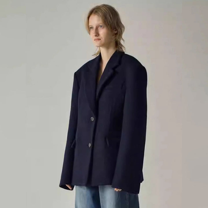 Blazer surdimensionné élégant pour femmes avec veste intérieure sophistiquée Chic & Stil