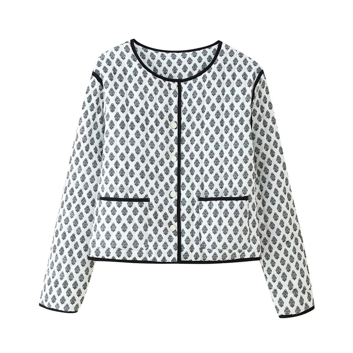 Elegant transitional jacket for women with refined applications Lune London