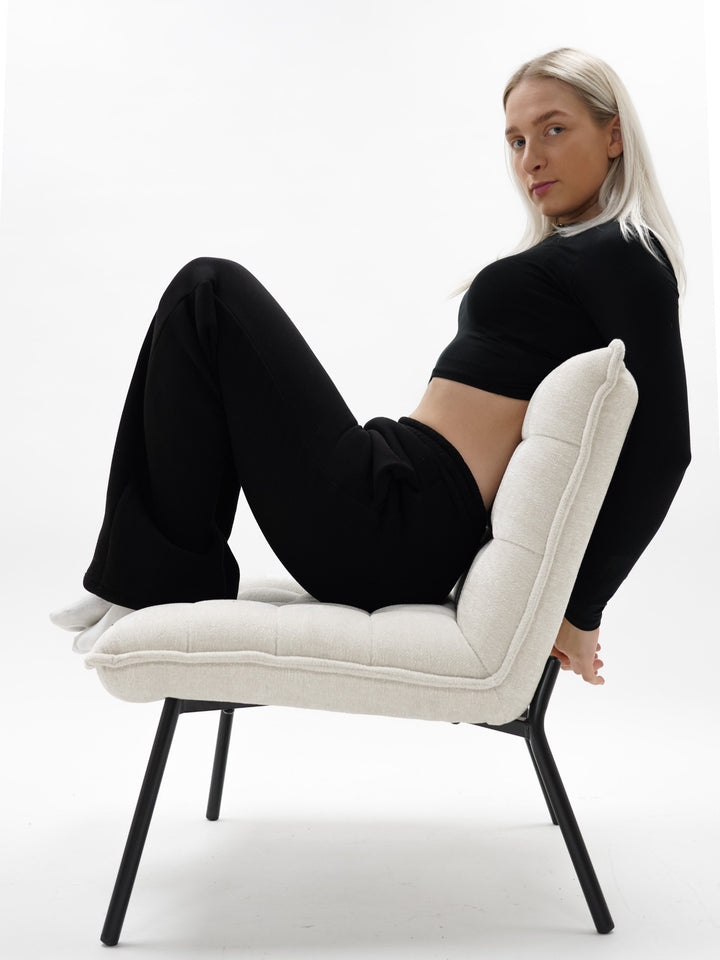 Fitted long sleeve T-shirt set for women and comfortable jogger pants Lune London