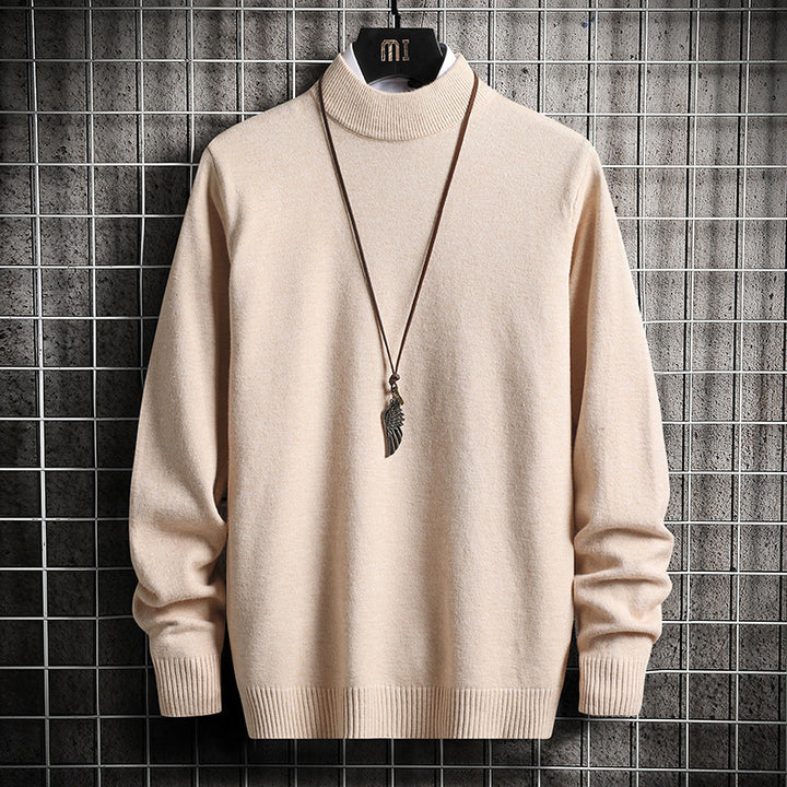 Men's turtleneck sweater in soft knitted quality Lune London