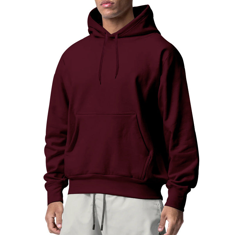 Men's hoodie with practical kangaroo pockets and comfortable fit Lune London
