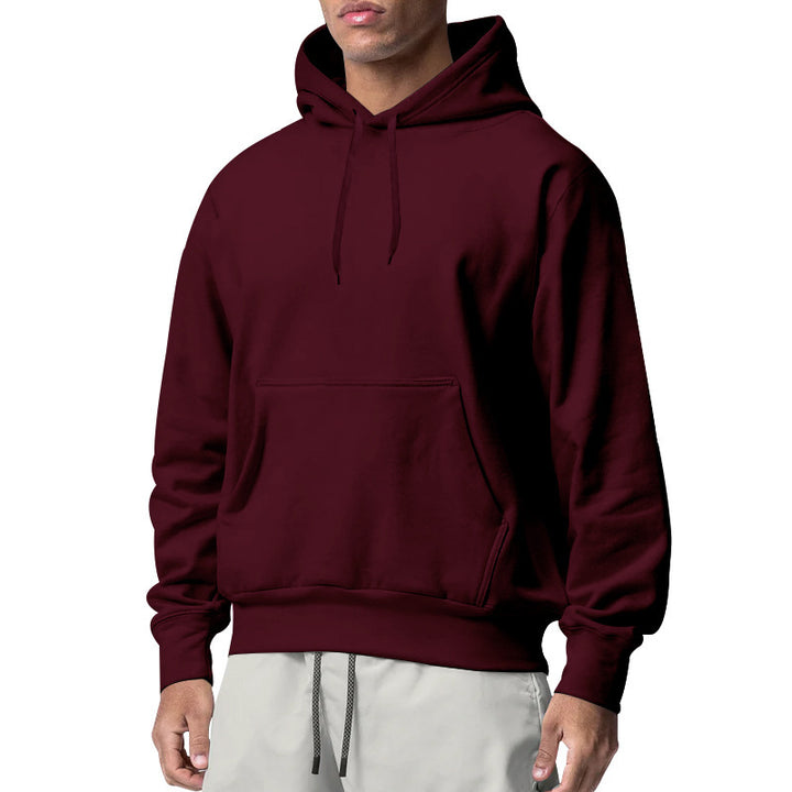Men's hoodie with practical kangaroo pockets and comfortable fit Lune London