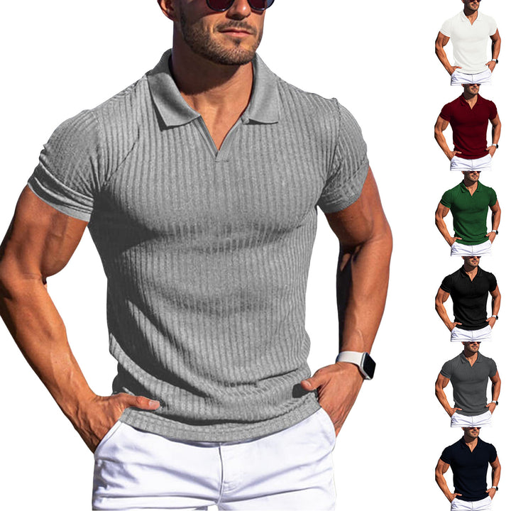 Short Sleeve Polo Shirt for Men with Structured Design and High-Quality Cotton Lune London