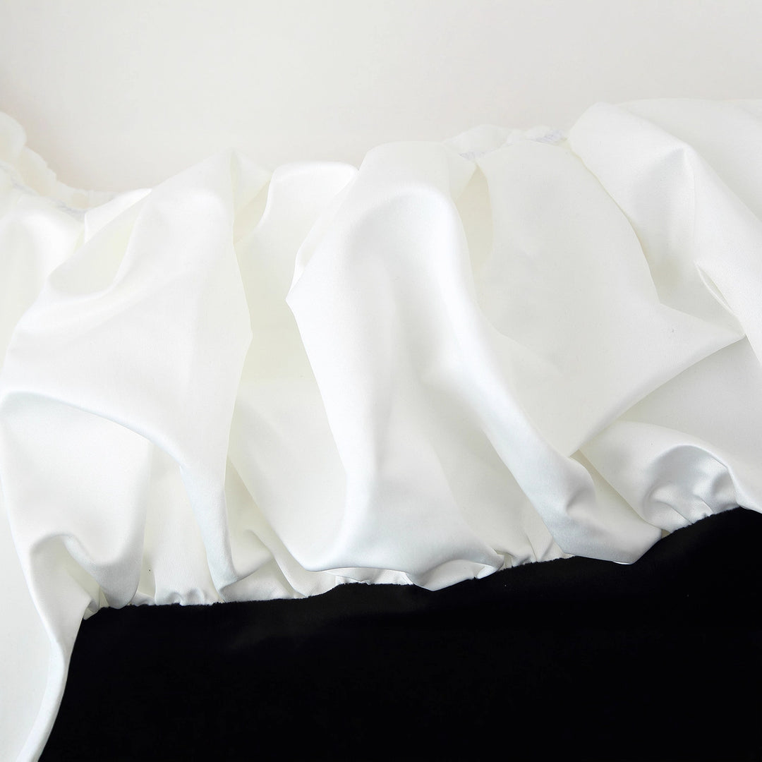 Maxi dress for women with voluminous ruffle details and an elegant cut Lune London