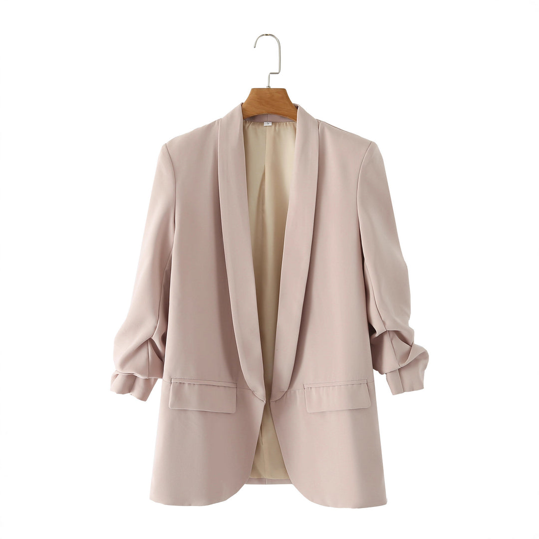 Elegant blazer for women with rolled-up sleeves and practical pockets Lune London