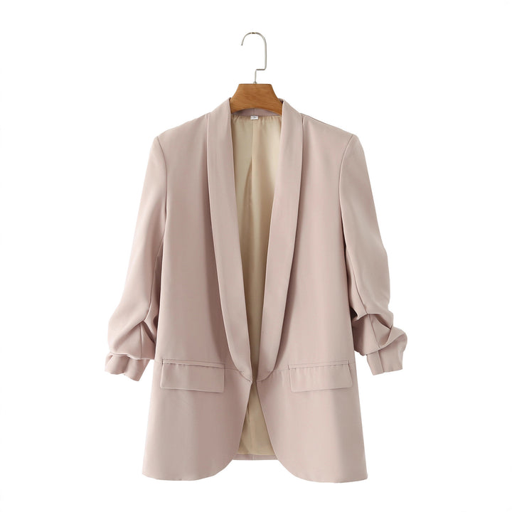 Elegant blazer for women with rolled-up sleeves and practical pockets Lune London